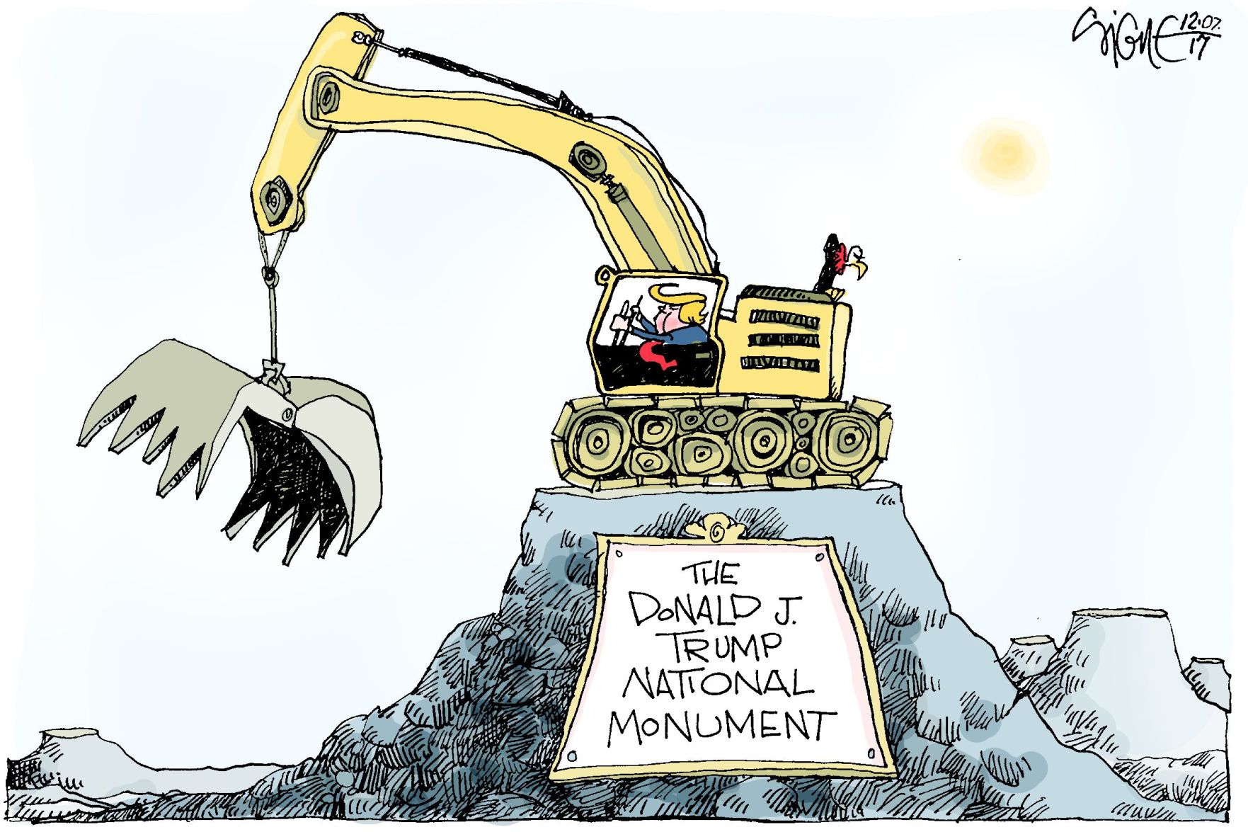 Signe Wilkinson cartoon